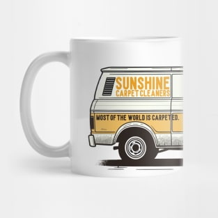 Sunshine Carpet Cleaners - Retro Panel Van Mug